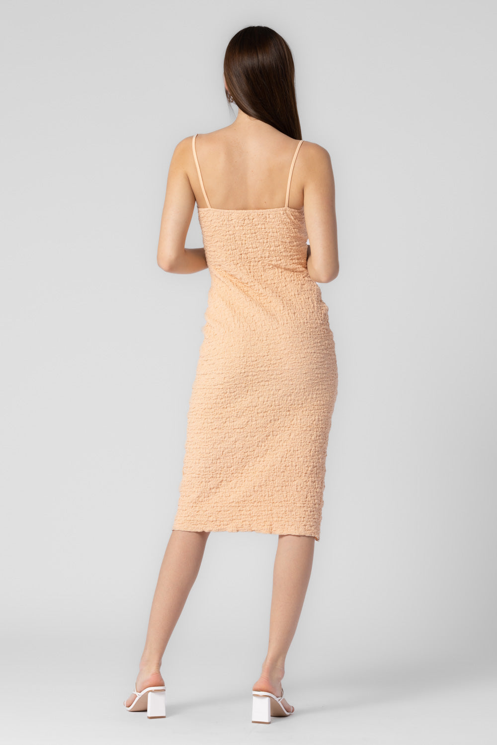 Peach Sorbet | Midi Dress