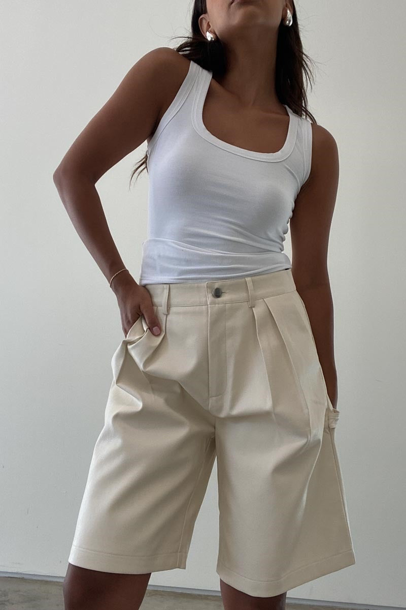Marley | Leather Shorts