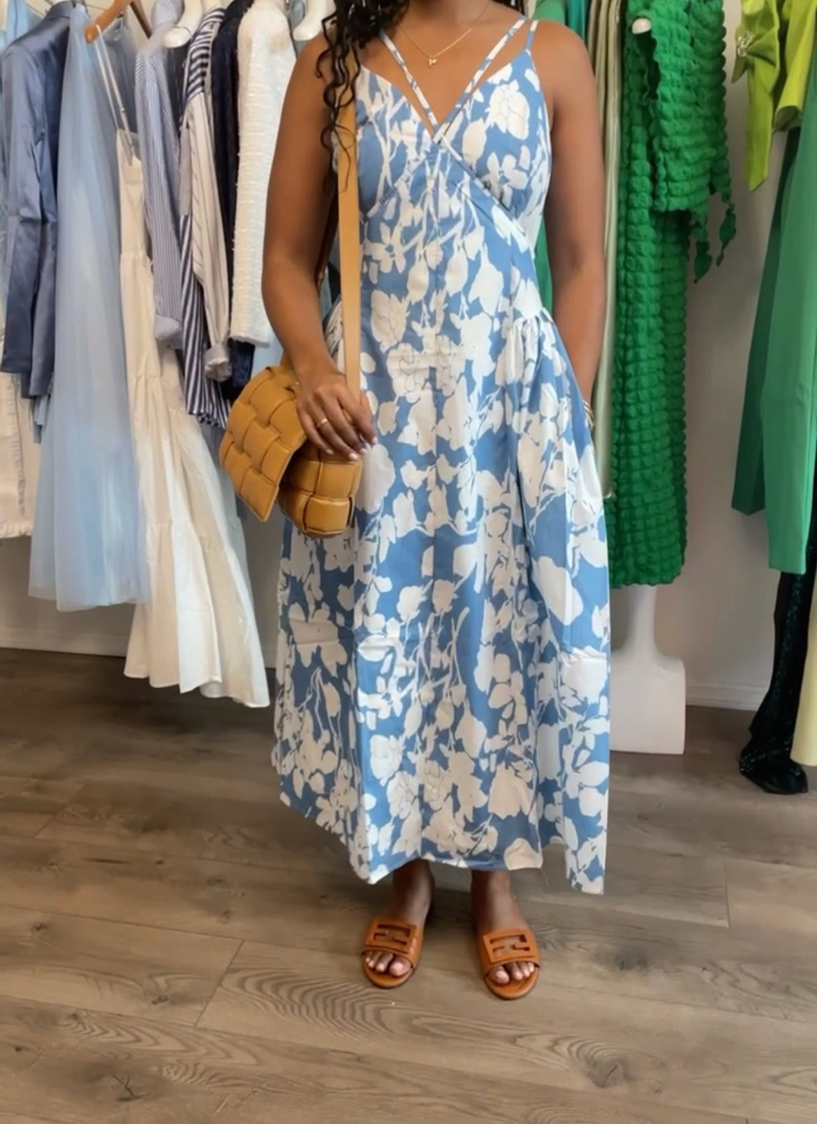 Halie | Floral Midi