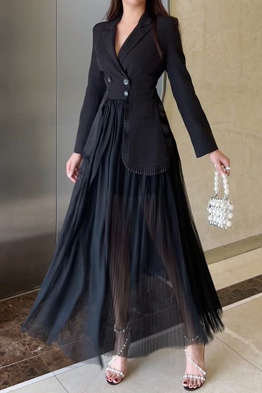 Victori | Pleated Midi Skirt