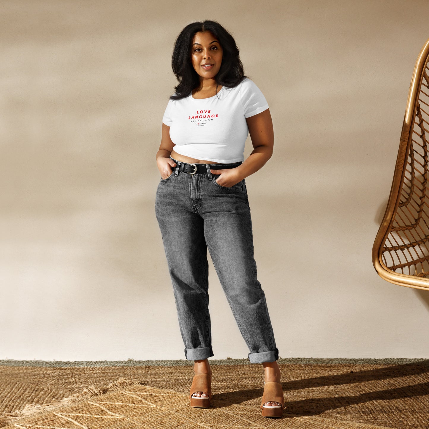 Love Language Crop Tee