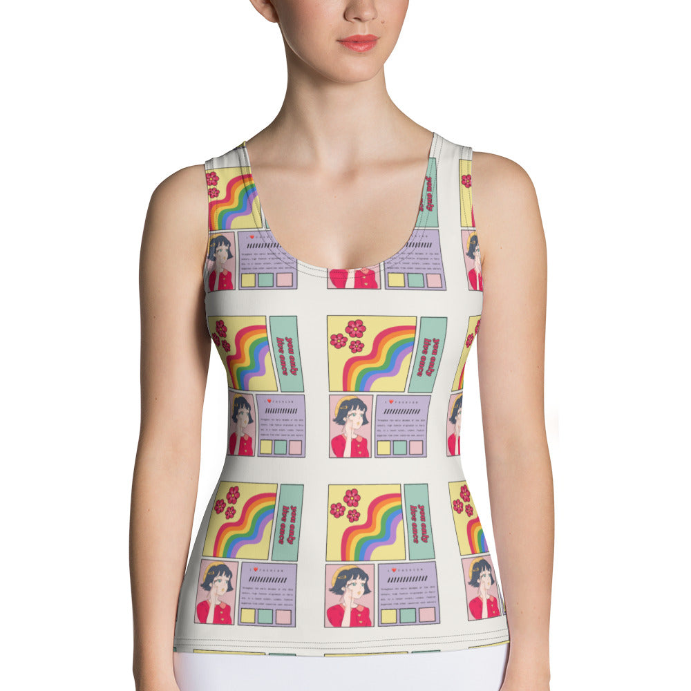 Anime Fitted Tank