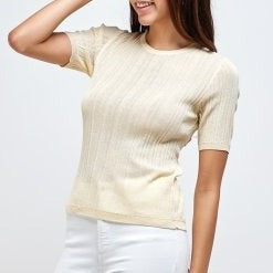 ST. KNIT | SHORT SLEEVE SHELL