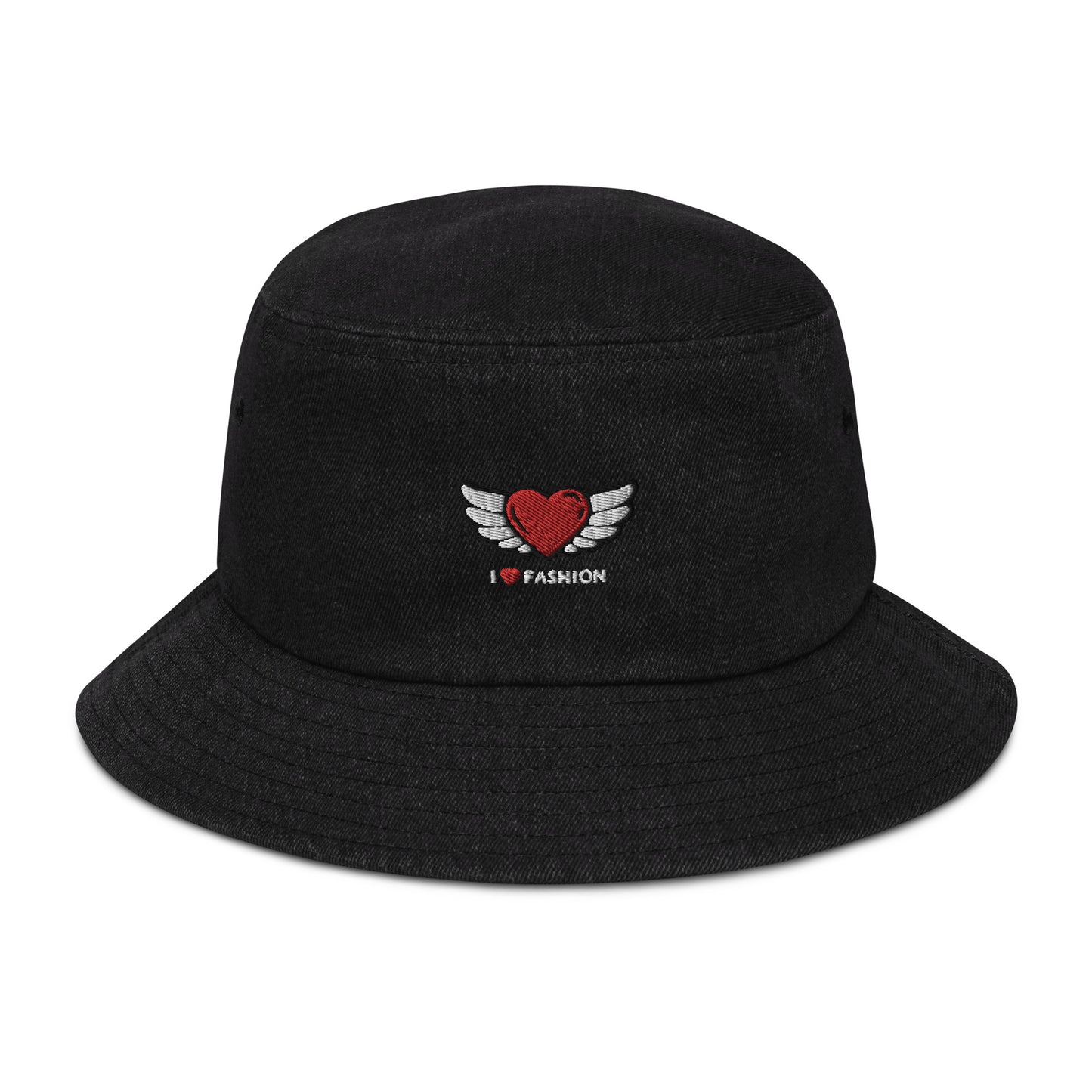 Catch my heart |Denim bucket hat