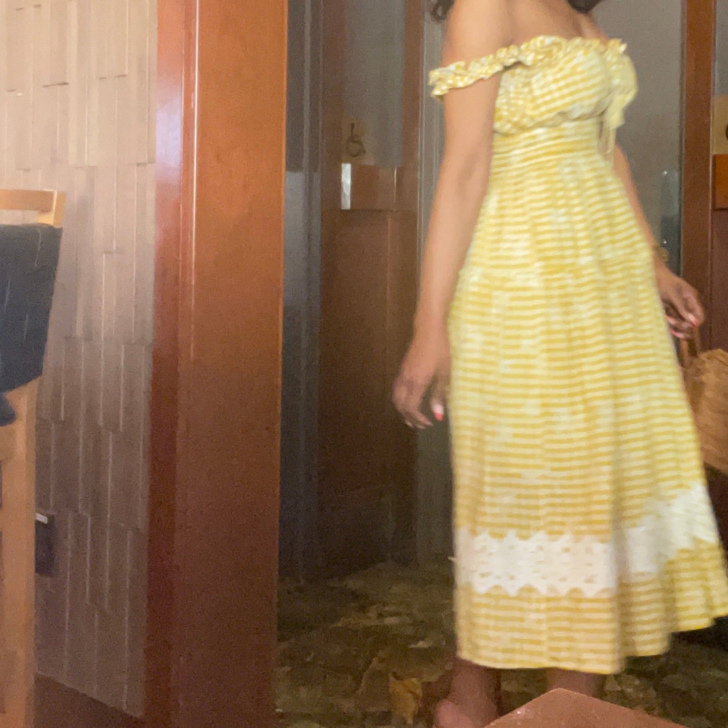Mona | Gingham Midi