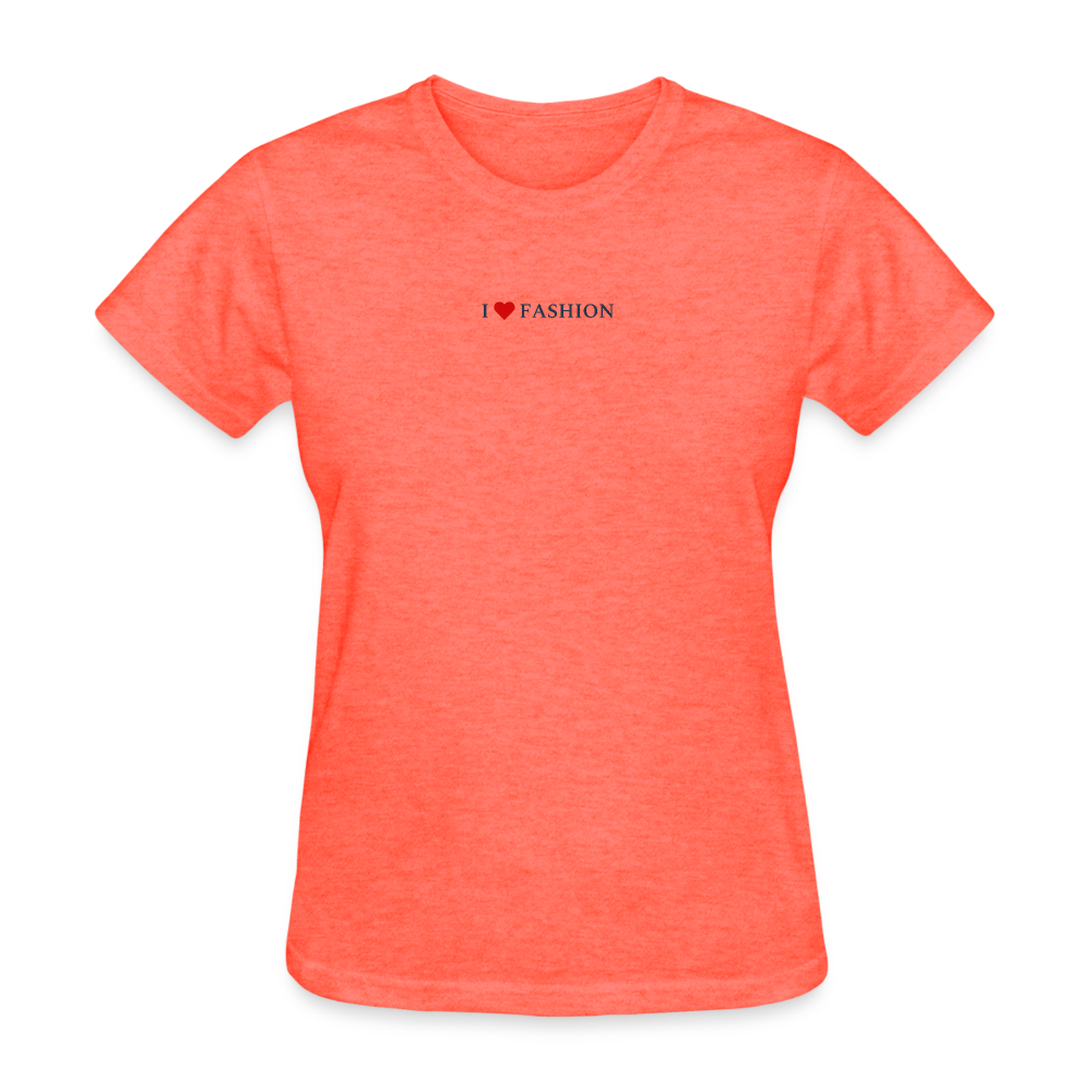 Women's signature T-Shirt - heather coral