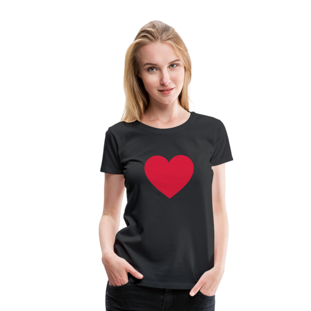Heart T - black