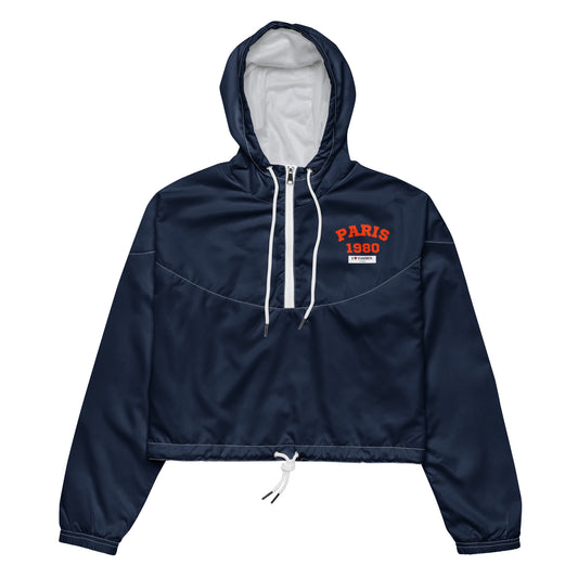 PARIS cropped windbreaker
