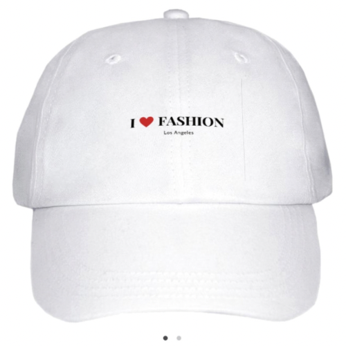 I Love Fashion Dad hat ...
