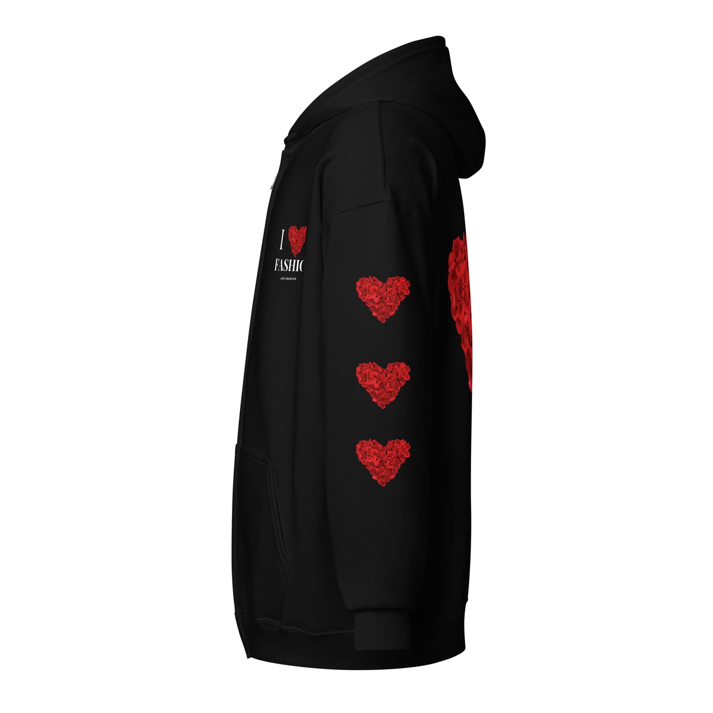 Rose Heart | zip hoodie