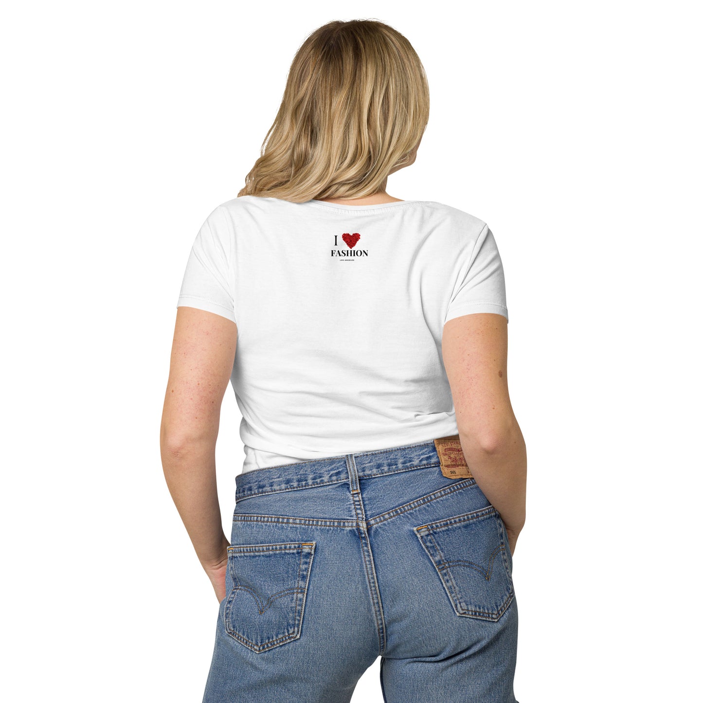 Rose Classic Heart | organic t-shirt