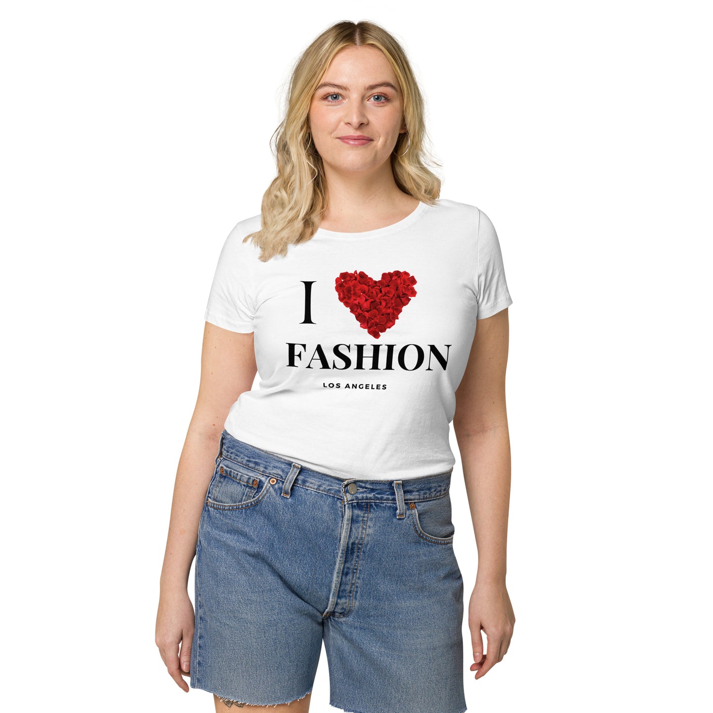 Rose Classic Heart | organic t-shirt