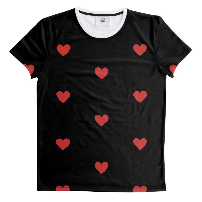 Cut and Sew All Over Print T-Shirt