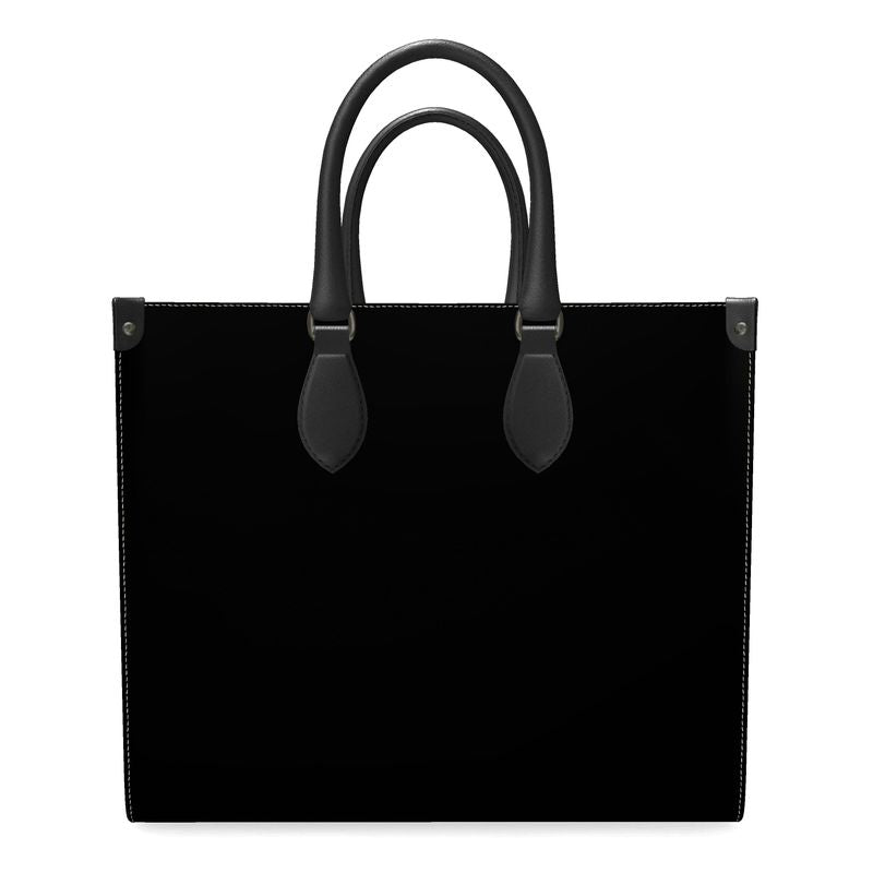 Leather Shopper Bag