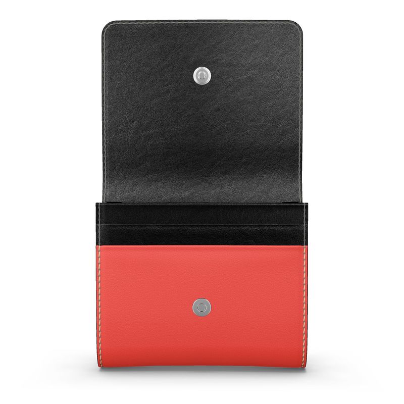 Small Leather Foldover Purse