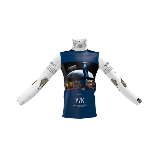 Mens slim fit roll neck