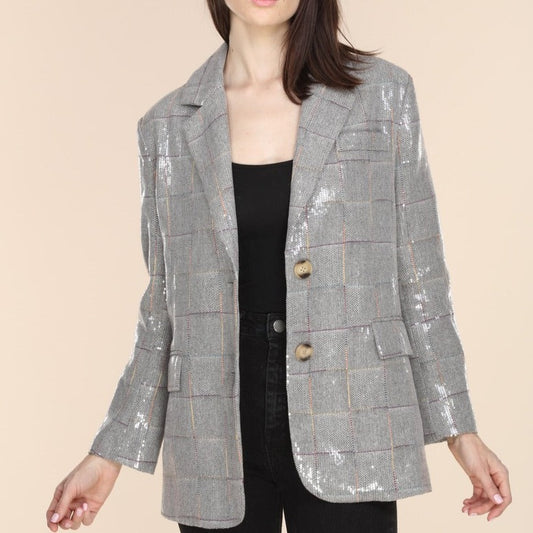 WORK PARTY | SEQUIN BLAZER