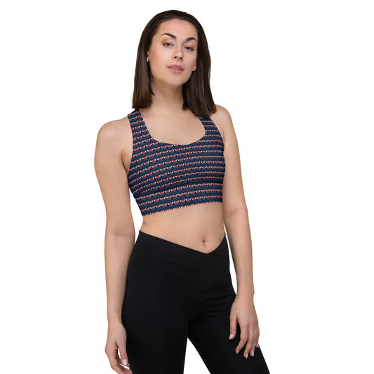 Longline sports top