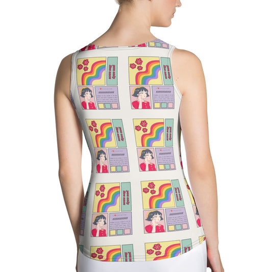 Anime Fitted Tank