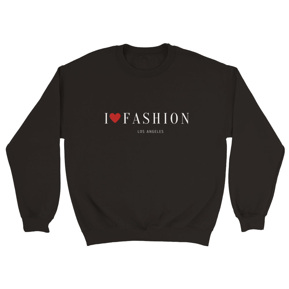 I Love Fashion Kids Crewneck Sweatshirt
