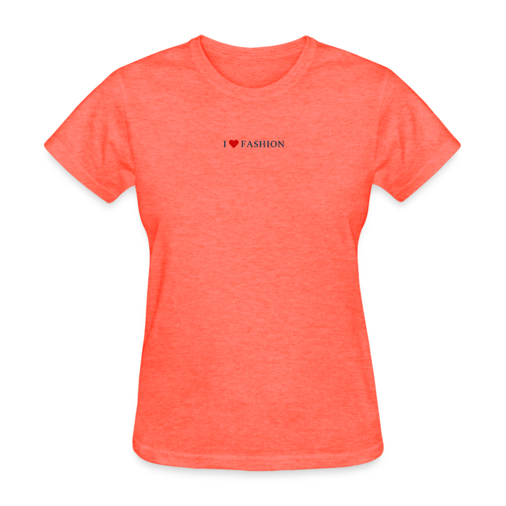 Women's  signature T-Shirt - heather coral