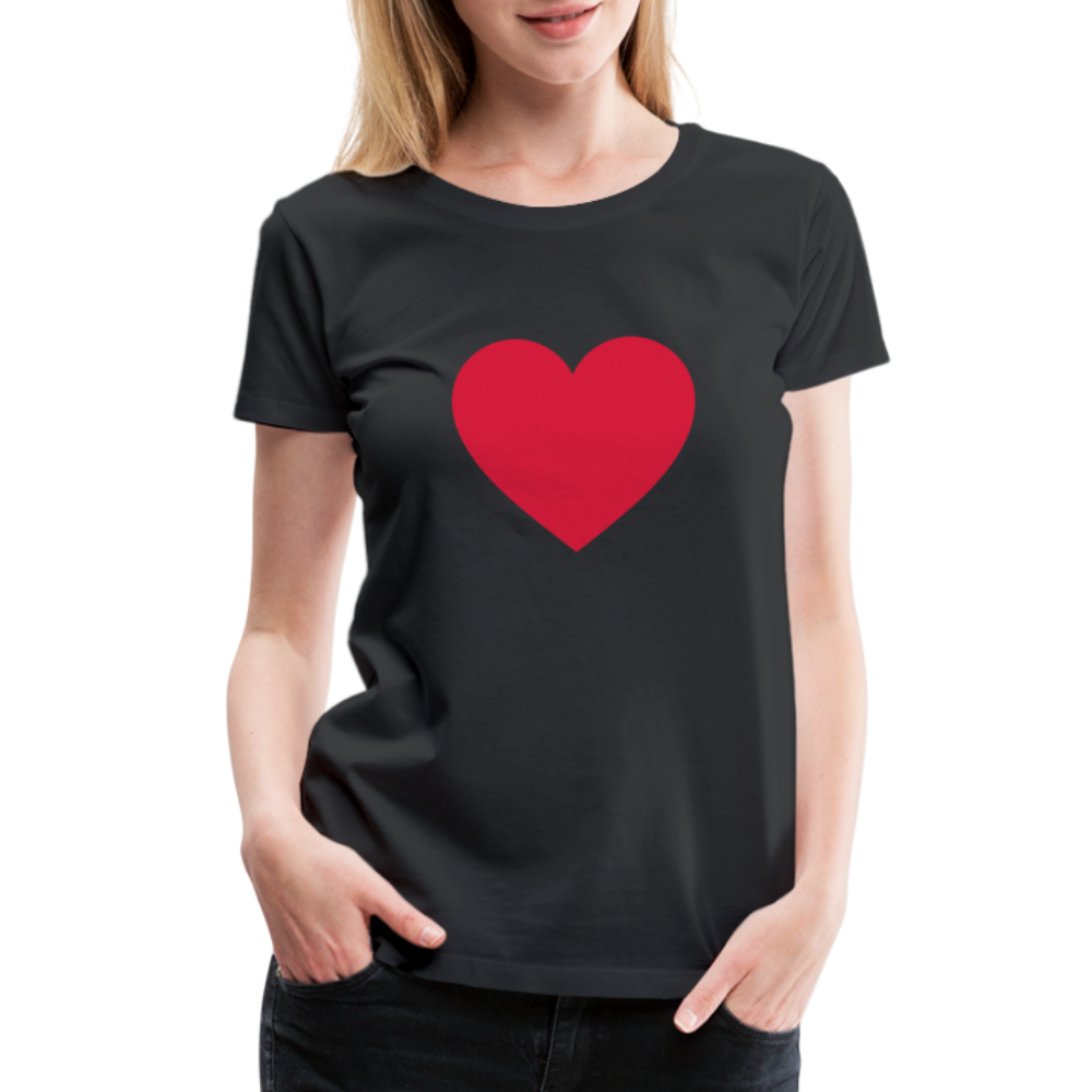 Heart T - black