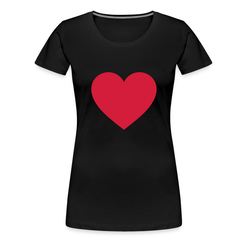 Heart T - black