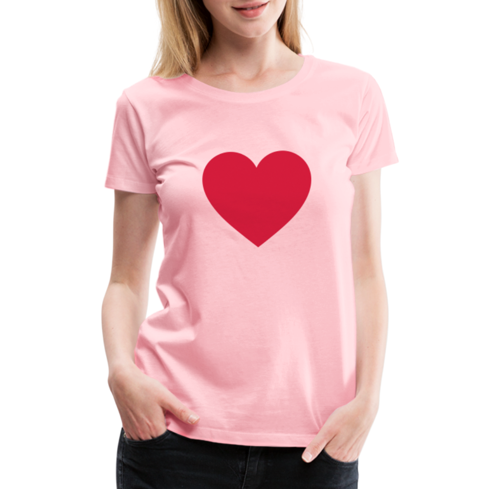 Heart T - pink