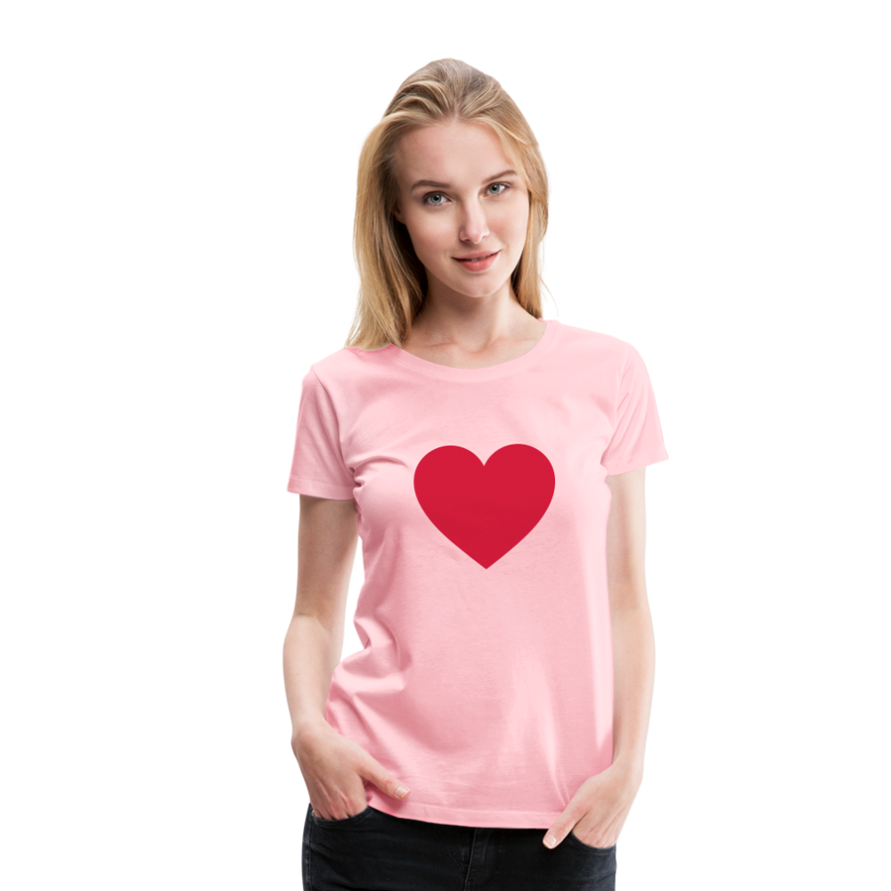 Heart T - pink