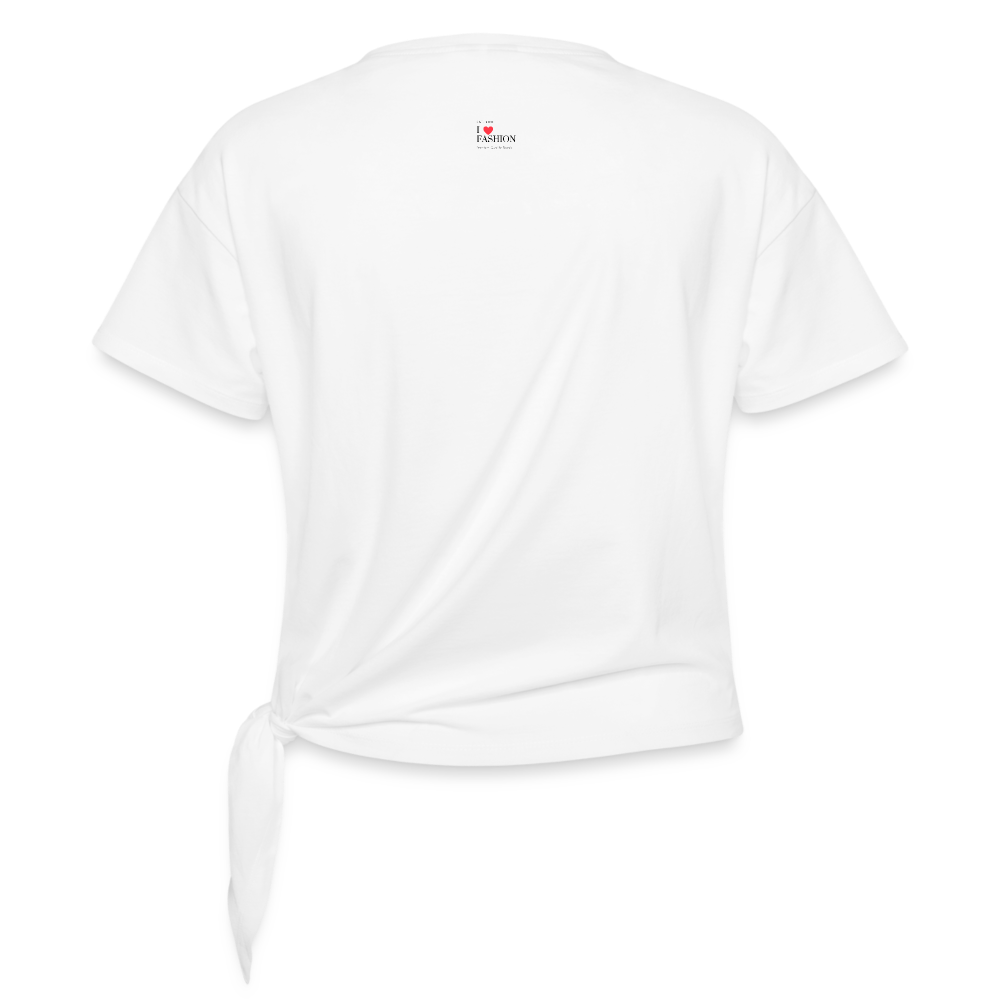 Knotted T-Shirt - white