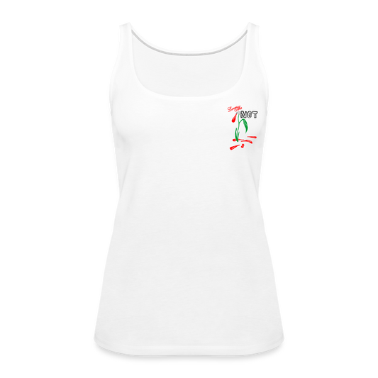 Loves Me Not Tank - white